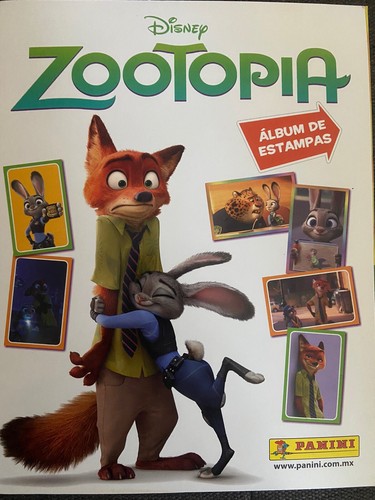 Panini Zootopia Empty Sticker Album Disney Zootropolis Softcover
