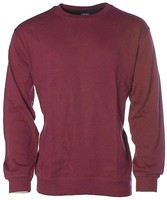 Kitaro Herren Langarm Sweatshirt Sweater Rundhals M Rot Zinfandel Red X5200