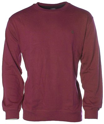 Kitaro Herren Langarm Sweatshirt Sweater Rundhals M rot zinfandel red X5200