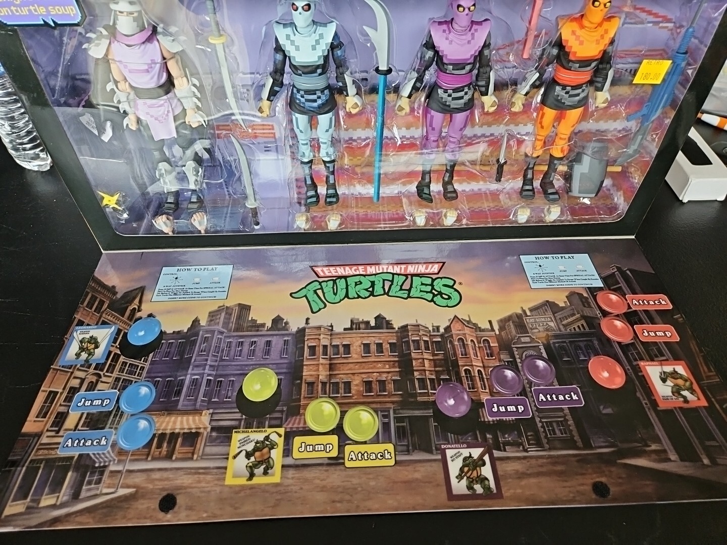 NECA Teenage Mutant Ninja Turtles Foot Clan 6 inch Action Figure Set