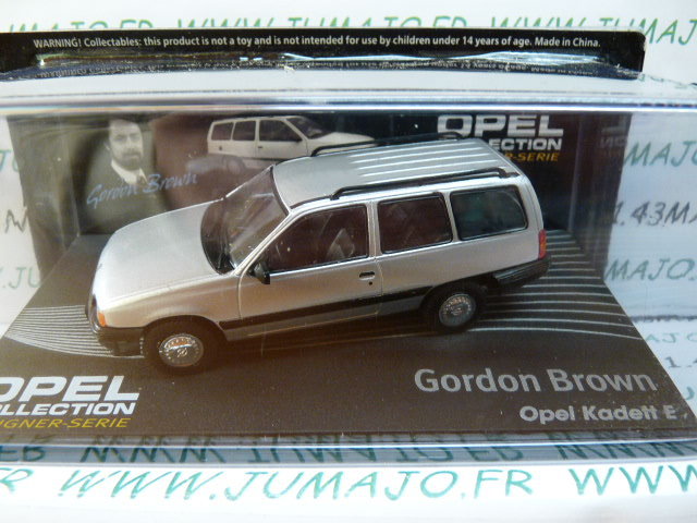 VOITURE OPEL DESIGNER SERIE N°133 OPEL KADETT E G BROWN IXO EAGLE MOSS 1//43
