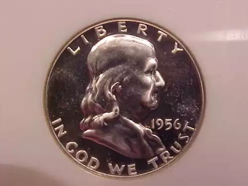 1956 FRANKLIN HALF DOLLAR - NGC PF 68 - SEE PICS! - (G1407)
