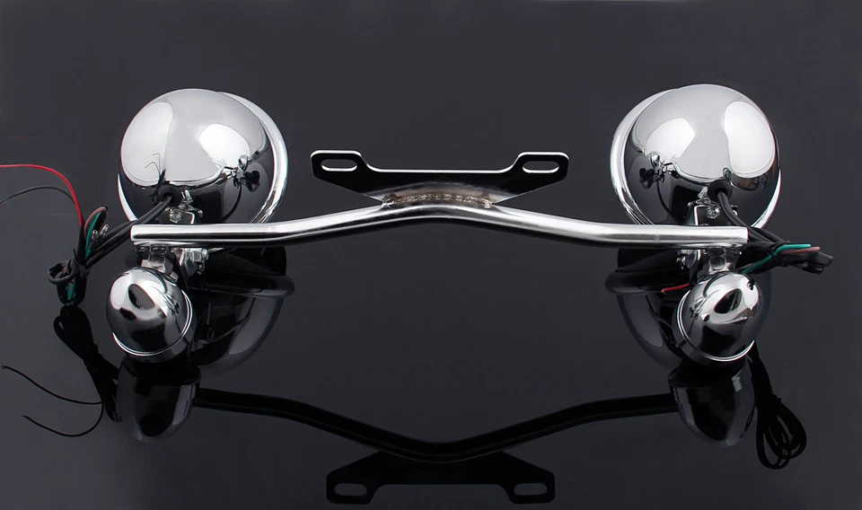 Driving Blinker Spot Light Bar für Yamaha Honda Suzuki Kawasaki cruisers - Bild 3 von 4