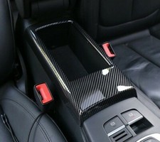 Passend zu Audi A3 Mittelkonsole Abdeckung Armlehne Rahmen Schutz Blende Carbon