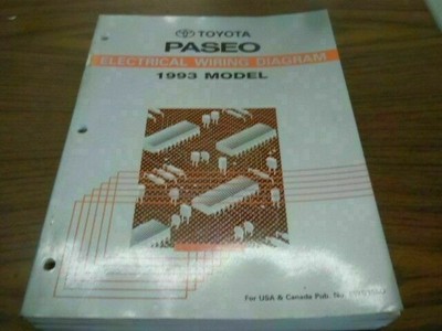 1993 Toyota PASEO Electrical Wiring Diagram Illi Shop ... 1993 toyota paseo stereo wiring diagram 