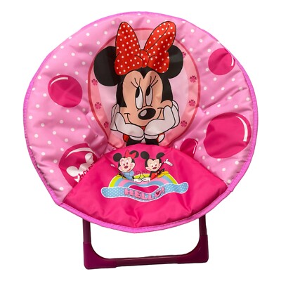 Kids Mickey Mouse Moon Chair Plush Childs Moon Chair Toddler