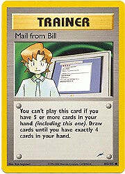 Neo Destiny Trainer Mail from Bill Pokemon Card #105