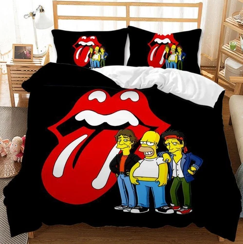 SIMPSONS Bettwäsche Set Kissenbezug Bettbezug 135x200 200x200 220x240 DE - Bild 17 von 18