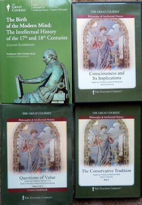 PHILOSOPHY - Great Courses - Four (4) Courses - Intellectual History 1598030957
