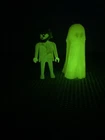 Vintage Playmobil Set #3317 Glow In The Dark Ghost and Figure  1974