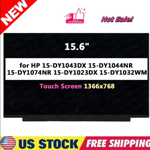 Écran Tactile LCD LED 15,6" Pour HP - Résolution 1366x768, Remplacement - Neuf Avec Garantie