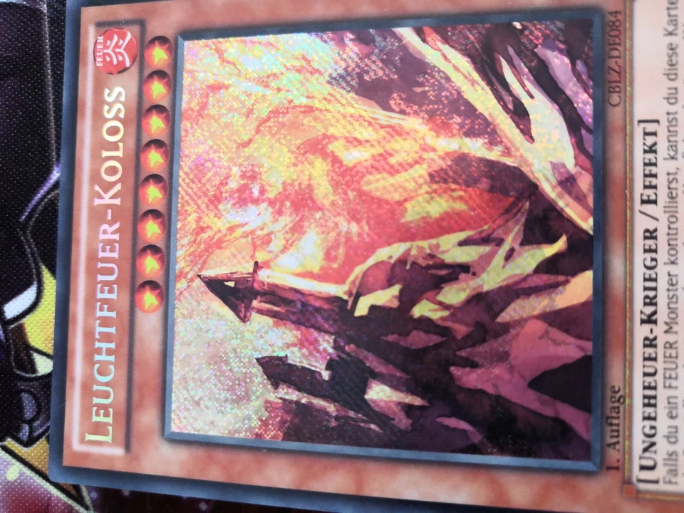 MISPRINT! LEUCHTFEUER-KOLOSS - CBLZ-DE084 Secret Rare / 1. Auflage NM Spellbook - Bild 2 von 4