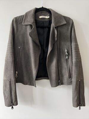 J BRAND Suede MOTO Leather Jacket Small