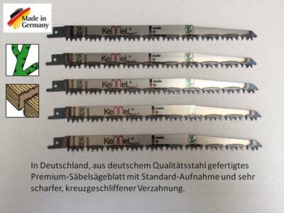 5 x Säbelsägeblatt psd Bosch Professional 18V System Akku Säbelsäge GSA 18 