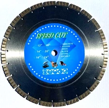 14" TURBO Concrete Paver Brick Block Precast Stone Diamond Blade**SPEED CUT 