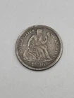 1890 Liberty Seated Dime VF/XF