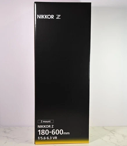 Nikon NIKKOR Z180-600mm f/5.6-6.3 VR Zoom Lens for Z-mount Camera Full Frame
