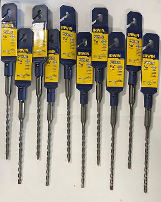 IRWIN 322004 SDS-Plus 3/16 x 4 x 6 Hammer Drill Bit - 10 pack