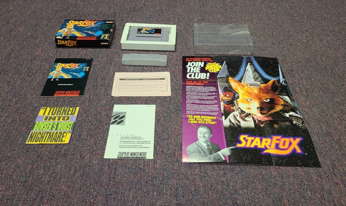 Star Fox (Super Nintendo, 1993) SNES | eBay