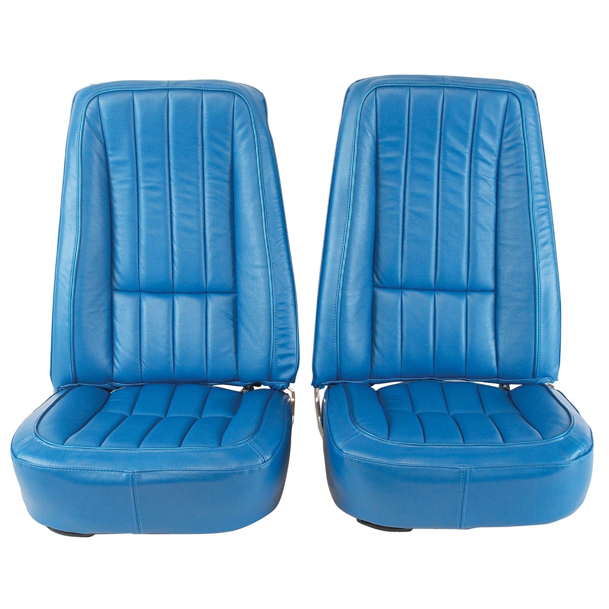 Corvette C3 Leather Seat Covers Bright Blue 1968 | eBay