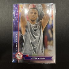 2024 Topps Chrome Olympics Refractor Parallel Variation Steph Curry Warriors