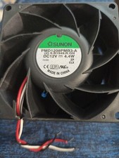 Original SUNON 12V Fan model  PMD1208PMB3-A   DC12V  4.4W  80X80X38mm  3-pin.