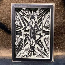 Dan & Dave Smoke & Mirrors Joker Star carved playing cards by Victor de Urda