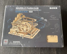 ROKR Marble Parkour Marble Run LG501 Robotime Wood Game * NEW Sealed