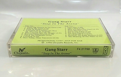 Cass) Gang Starr – Step In The Arena, Promo, F4 21798, Album, 1990