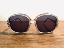 NOS Vintage 70s 80s Cazal 115-81 Clear x Blue Sunglasses Made in West Germany