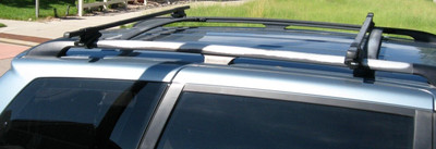 Complete Thule 450 Crossroad Foot Pack w/58'' Load Bars fit factory roof rails