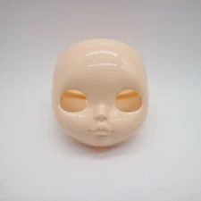 Upgrade Faceplate Dudu Lip Beads white skin for RBL 12"Neo Blythe Doll no Makeup