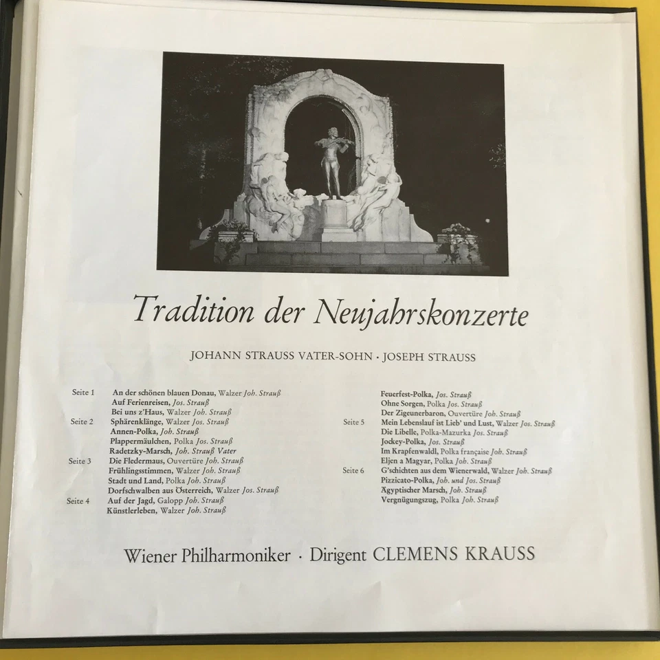 Tradition der Neujahrskonzerte, Clemens Krauss + Wiener Philharmoniker - Bild 2 von 3