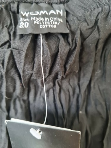 Black Crinkle Boho Skirt BNWT - Picture 5 of 7