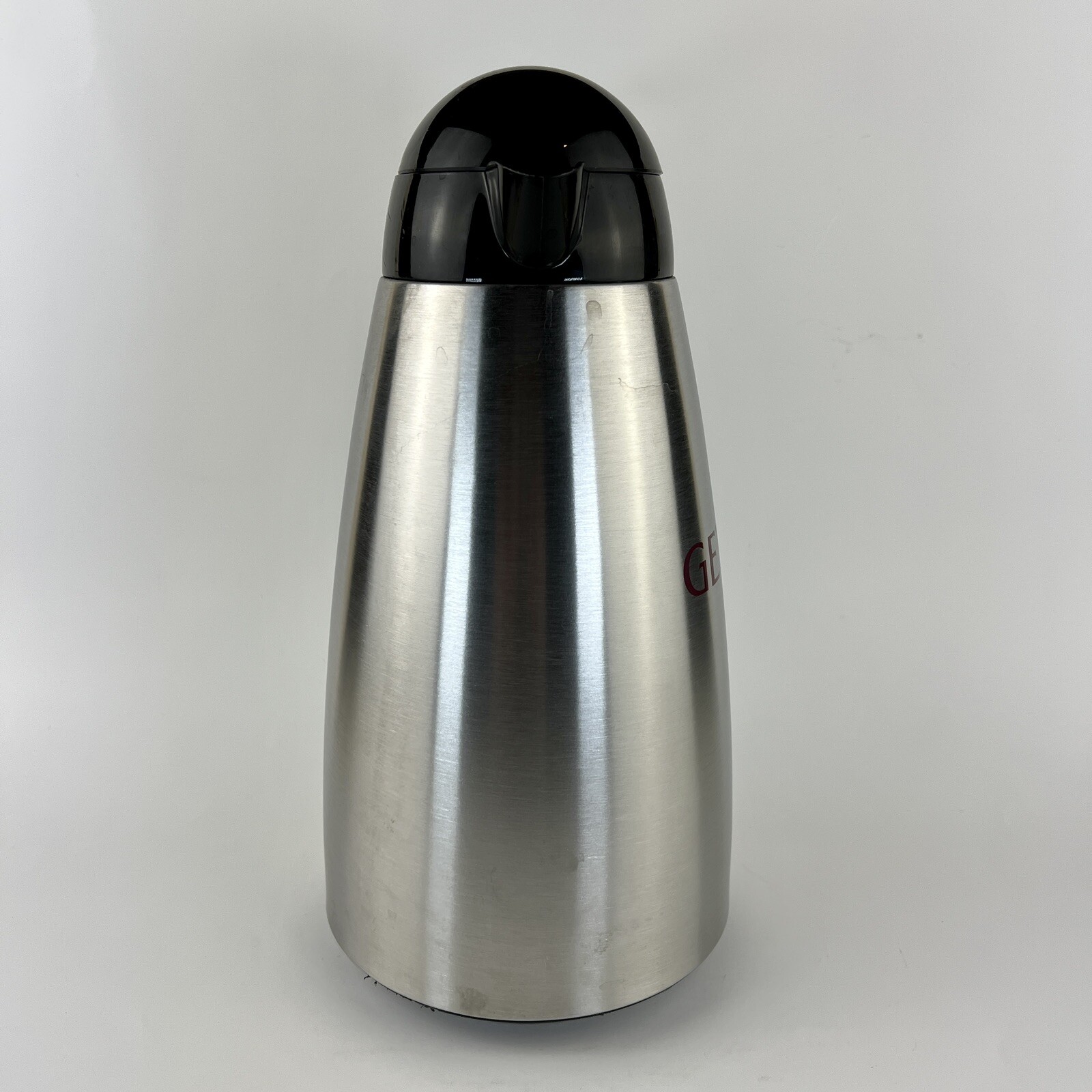 Gevalia Thermal 32 Oz. Stainless Steel Insulated Carafe With Black