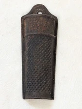 Antique Metal Spice Toleware Ginger and Nutmeg Grater