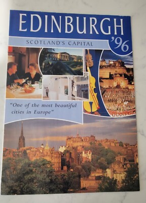 Vintage  1996  Edinburgh Scotlands Capital Booklet  Things To do & see Tourist