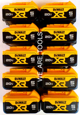 10 Dewalt 20V DCB205 5.0 Batteries For Drill, Saw, Grinder 20 Volt