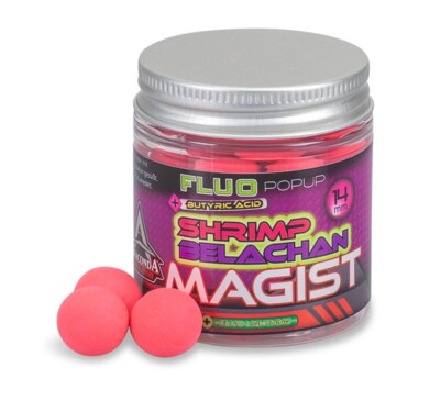 Sänger Anaconda MAGIST FLUO POP UP 10mm - Mini Boilie - Belachan Shrimp