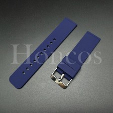 Quick Release D/Blue Silicone Rubber Watch Band Strap 22 24 MM Fits for Invicta