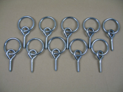 Anbindering mit Schraube Wandanker mit Ring für die Wand oder Boxengasse 10 St.
