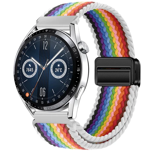 Correa de reloj de pulsera magnética de nailon trenzado de 18 mm 20 mm 22 mm correa de liberación rápida - Imagen 125 de 169