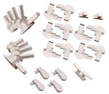 Kit tenda da sole cappottina a 5 raggi set completo 19 pezzi ricambi accessori