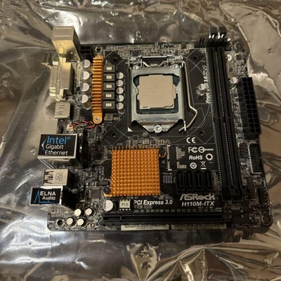 マザーボード ASRock H110M-ITX + Intel Core i3-7100 Amazon.com: ASRock Motherboard MINI-ITX ATX DDR4 LGA 1151