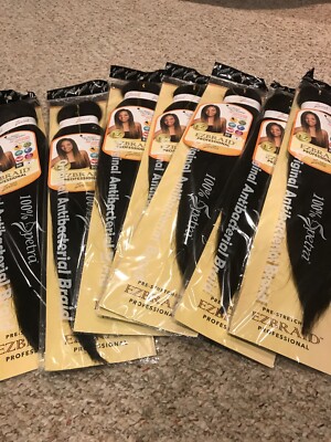 EZBRAID I&I Hair 100% Spectra Pre-Stretched 20  Color 4 Medium Brown Lot Of 7.