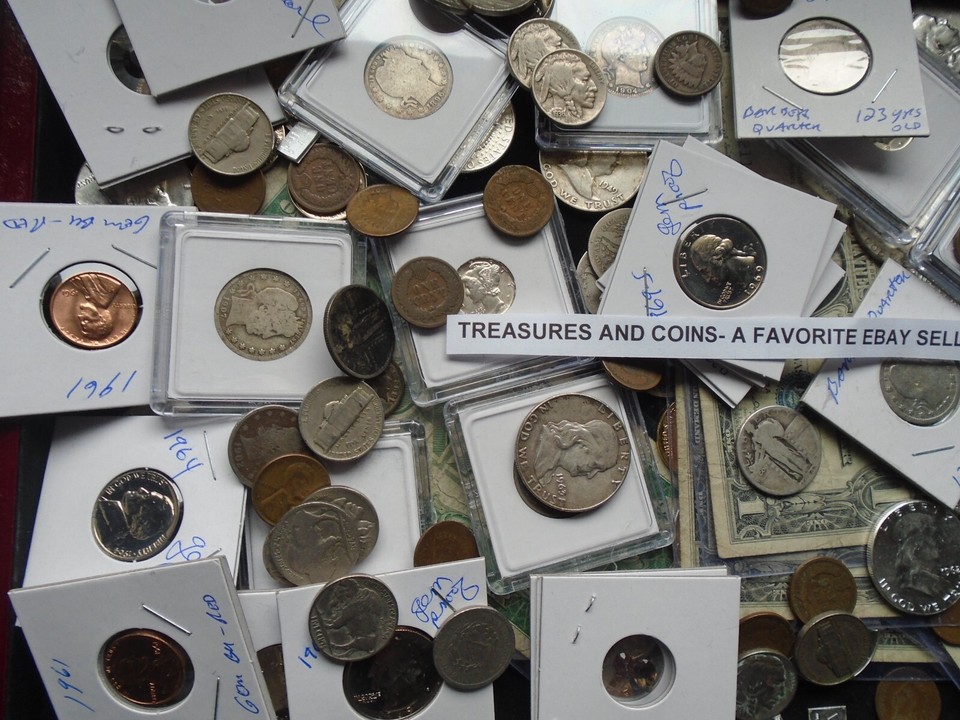 Estate lot Sale US Coins ~ Silver~GOLD, CURRENCY, GEMS- 20 PC. LOTS ...