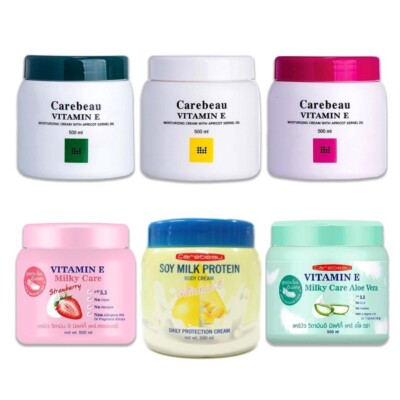 Carebeau Vitamin E/Milky Body Cream skin care moisture natural plants 500 ml.