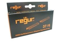 Regur 37/6 Feindraht-Heftklammern 5.000 Klammern Zum Befestigen Von Stoffen, Led