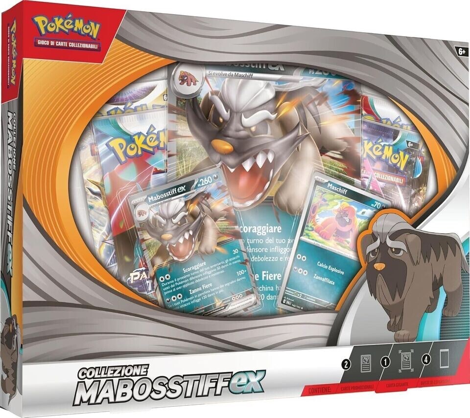 Box gioco carte Pokemon collezionabili - Mabosstiff Ex (ITA)