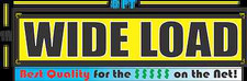 WIDE LOAD 2 - 1x5 Banners Sign Towing Truck Trailer 2x LOT